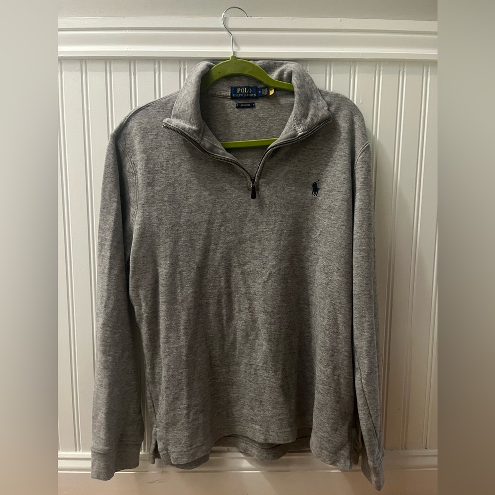 Ralph Lauren Gray Quarter-Zip Pullover